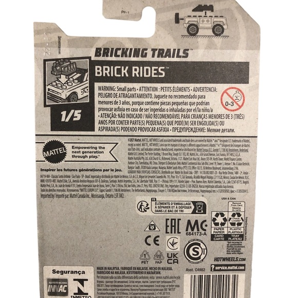 Lot of 2 Hot Wheels/BrickinDelivery/BrickingTrails - Picture 2 of 4